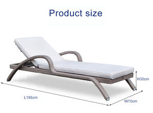 Y172A moderna spugna impermeabile resistente e resistente <span class=keywords><strong>sedia</strong></span> da giardino con Chaise da giardino pieghevole <span class=keywords><strong>sedia</strong></span> reclinabile panca con <span class=keywords><strong>poltrona</strong></span> - Product Image 5