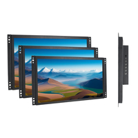 Monitor Layar Terbuka 15 Inci dengan Casing Logam, Panel Mitsubishi, Speaker Terintegrasi, Pilihan Pemasangan VESA, Sentuh Kapasitif Opsional