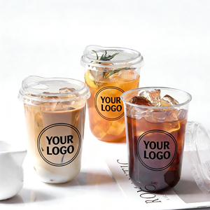 Vasos Desechables <span class=keywords><strong>de</strong></span> Plástico PET Transparentes con Forma <span class=keywords><strong>de</strong></span> U y Tapa, Personalizados al por Mayor, para Jugos Helados, Té <span class=keywords><strong>de</strong></span> Burbujas, <span class=keywords><strong>Café</strong></span> para Llevar - Product Image 1