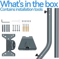 Support mural Starlink Gen3 en fer, kit de montage standard V3 avec adaptateur de tuyau, angle réglable, courbé et allongé
