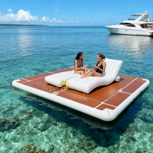 Piattaforma Galleggiante Gonfiabile Personalizzata per Moto d'Acqua, Jet Ski o Yacht - Isola Gonfiabile per il <span class=keywords><strong>Mare</strong></span> - Product Image 1