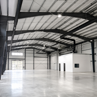 Bâtiment d'entrepôt moderne à grande portée, préfabriqué, avec structure en acier profilé H laminé à chaud, soudage sur site, haute capacité de charge