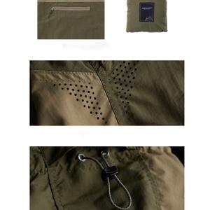Chaqueta Cortavientos Ligera de Nailon 100% para Exteriores del Fabricante, UPF50+, Secado Rápido, Transpirable, Protección UV, Anti-UV - Product Image 4