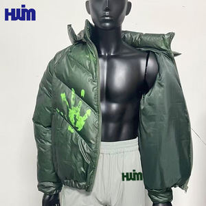 पुरुषों के सर्दियों के विंडप्रूफ गर्म थर्मोक्रोमैटिक मोटी पंजा गर्मी प्रतिक्रियाशील तापमान संवेदन रंग थर्मोसोम प्यूफर जैकेट - Product Image 2