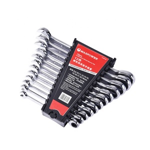 MAXPOWER 12PCS 12 Pt 72-Tooth Ratcheting Combination Wrench <strong>Spanner</strong> <strong>Set</strong> - Product Image 1