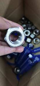 Vis à tête cylindrique entièrement filetée en acier inoxydable marin 3/8\" x UNC x 2\" Monel <span class=keywords><strong>400</strong></span> (ASTM B - 127) AISI 410 AISI 304 ASTM B - 473 - Product Image 6