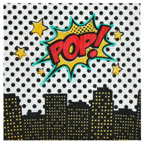 Juego de vajilla de papel con temática Pop DAMAI, tamaño y color personalizados, platos y vasos desechables decorativos para fiestas con temática Pop - Product Image 4