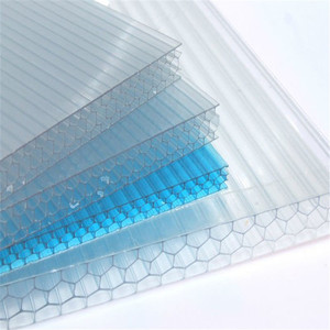 Rollos de policarbonato de panel de panal hueco de plástico transparente para hoja de plástico de cobertizo de coche - Product Image 6