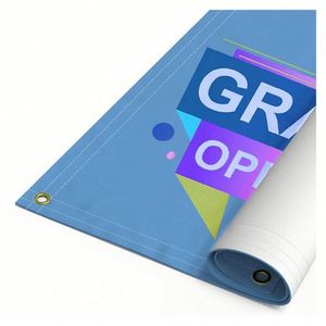 18oz Custom UV Protection PVC <b>Banner</b> Heavy Duty Waterproof Printed Outdoor Vinyl for Insurance Advertising Polyester Mesh <b>Banner</b> - Product Image 1