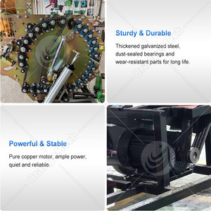 ORME Enfouisseuse de foin, ensilage et luzerne pour tracteur agricole, machine à ensiler l'herbe, mini-ensouilleuse de balles de Chine - Product Image 3