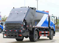 Camions compacteurs à ordures Foton d'occasion abordables de 10 à 12 tonnes Camion compacteur à ordures Foton d'occasion à vendre