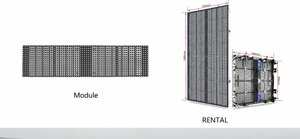 Pantalla LED Enrollable P3.91, Pantalla Flexible Enrollable, Panel Portátil Tipo Cortina para Alquiler en Escenarios, <span class=keywords><strong>Conciertos</strong></span> y Eventos con Alta Frecuencia de Actualización - Product Image 3
