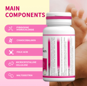 Tabletas de Suplemento para el <span class=keywords><strong>Embarazo</strong></span> con Ácido Fólico <span class=keywords><strong>y</strong></span> Complejo B, Mezcla de Vitaminas Prenatales Equilibrada, Tabletas Fáciles de Tragar, Nutrición Oral Diaria - Product Image 5