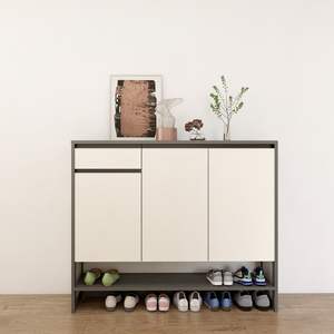 Meuble à chaussures rectangulaire en aluminium composite, type sur pied, étanche, pour usage domestique et extérieur - Product Image 2