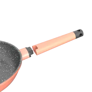 BESCO OEM-Juego de utensilios de cocina de aluminio fundido antiadherente, caja fuerte desmontable para horno, serie conmemorativa, con mango desmontable, 10 Uds.