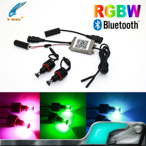 Blue.tooth App Control RGBW LED Marker Angel Eyes H8 para <span class=keywords><strong>BMW</strong></span> E92 E90 E82 E88 E60 E70 80W Pure White - Product Image 5