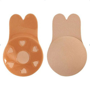 Silicone Strapless Bra with Rabbit Ear Patch Self-Adhesive Beaded Upper Breast <strong>Shaping</strong> Bra <strong>Nipple</strong> Cover - Product Image 6