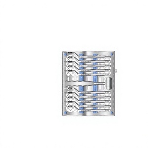 Pinzas de apósito para implantes Osstem, juego dental de titanio, instrumentos quirúrgicos manuales de alta calidad, agarre quirúrgico GS-DF-0010, 3 años de garantía - Product Image 1