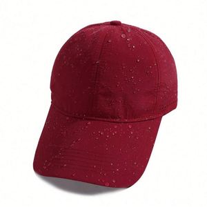 Gorra de Béisbol Impermeable de 6 Paneles Personalizada al por Mayor de Fábrica BSCI, con Orificios Láser Transpirables, 100% para Exteriores, Invierno, Casual, Playa - Product Image 6