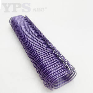 Gebrauchte Farb spirale Doppels chleifen draht O Binde ring Draht O 3 1 für Notizbuch und Kalender für Buch bindung - Product Image 2