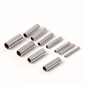 100 pièces/boîte de fils de pêche, sertissage, tube simple en acier, tube <span class=keywords><strong>double</strong></span>, tube capillaire en <span class=keywords><strong>cuivre</strong></span>, pince - Product Image 5