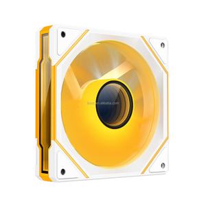 BOM SUPCOOLCPU PrismFAN 5 PRO120 mm 화이트 ARGB케이스 쿨러, 4 핀 3 핀 PWM 저소음 PC 냉각 팬 - Product Image 2