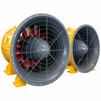 Ventilateur axial industriel haute température pour l'évacuation des gaz de combustion et de l'humidité dans l'industrie céramique et des briques, personnalisable