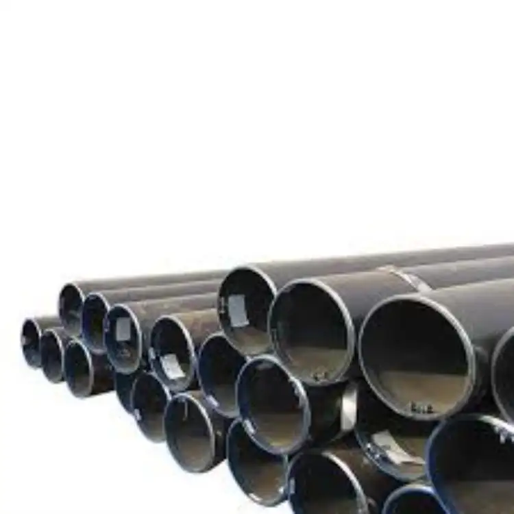 Tubo de aço carbono sem costura preto API 5L Gr. B ASTM A53 A106 Sch40 Ms