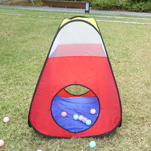 Jouet <span class=keywords><strong>de</strong></span> piscine à balles éducatif pliant quatre <span class=keywords><strong>en</strong></span> un rouge jaune intérieur extérieur Playhouse ensemble <span class=keywords><strong>de</strong></span> jouets <span class=keywords><strong>en</strong></span> <span class=keywords><strong>plastique</strong></span> transfrontalier pour enfants - Product Image 3