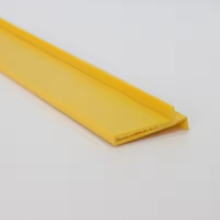 Profils en plastique HDPE LDPE PVC ABS Écologiques Composants de construction pour supermarchés Extrusion Barres d'extrusion à fente en T