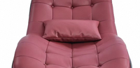 2026 Modernes Nordisches Retro Echtleder Einsitzer-Schlafsofa Modulares Umweltfreundliches Wohnmöbel für Wohnzimmer und Schlafzimmer mit Holzbeinen