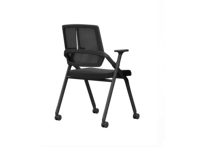 Chaise de conférence mobile pliable, chaise de bureau respirante en maille avec tableau d'écriture et roulettes