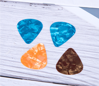 Assorted Guitar Celluloid Plectrums Stringed Instrument Parts & Accessories Variations for Musical Instruments & Accessories