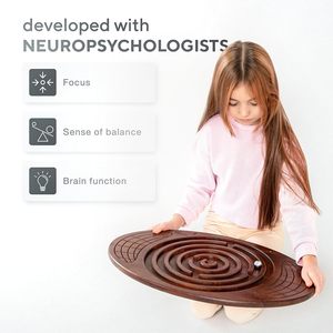 Tabla de Equilibrio Personalizable con Laberinto, Tabla Inclinada Portátil para el Hogar con Juego de Laberinto para Entrenamiento de Equilibrio - Product Image 6