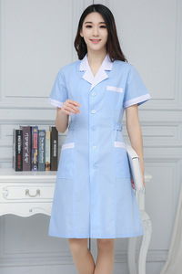 Divisa Medica da <span class=keywords><strong>Infermiera</strong></span> a Maniche Corte, Set Camice Ospedaliero per Donne, Giacca da Lavoro, Camicia per Salone di Bellezza e Fitness - Product Image 6