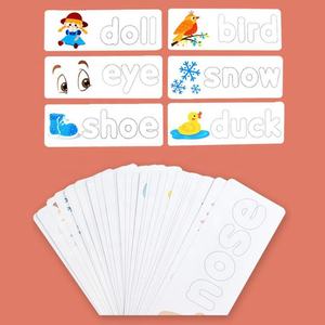 Jouet éducatif pour enfants, jeu de 26 lettres de l'alphabet, en bois, Puzzle en anglais, nouvelle collection - Product Image 4