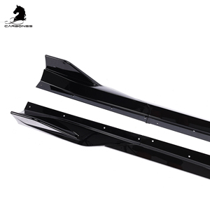 Faldones Laterales Negros Brillantes de Triple Segmento Estilo V, Mejora Deportiva Aerodinámica para <span class=keywords><strong>BMW</strong></span> G87 <span class=keywords><strong>M2</strong></span> 2022+ - Product Image 4
