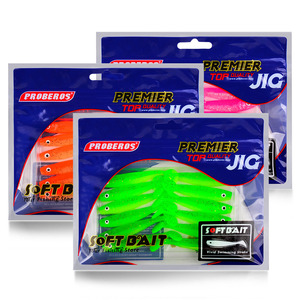 12 leurres souples à haute élasticité par sachet, 65 mm/2,1 g, pour la pêche au lancer – <span class=keywords><strong>Attraction</strong></span> Fatal - Product Image 1