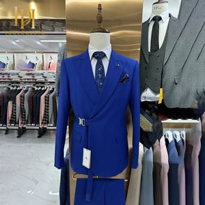 Ensemble élégant 2 pièces à simple boutonnage, <span class=keywords><strong>costume</strong></span> pour <span class=keywords><strong>homme</strong></span>, vêtements de cérémonie, décontracté, pour mariage, nouvellement conçu sur mesure, vêtements de cérémonie formels - Product Image 6