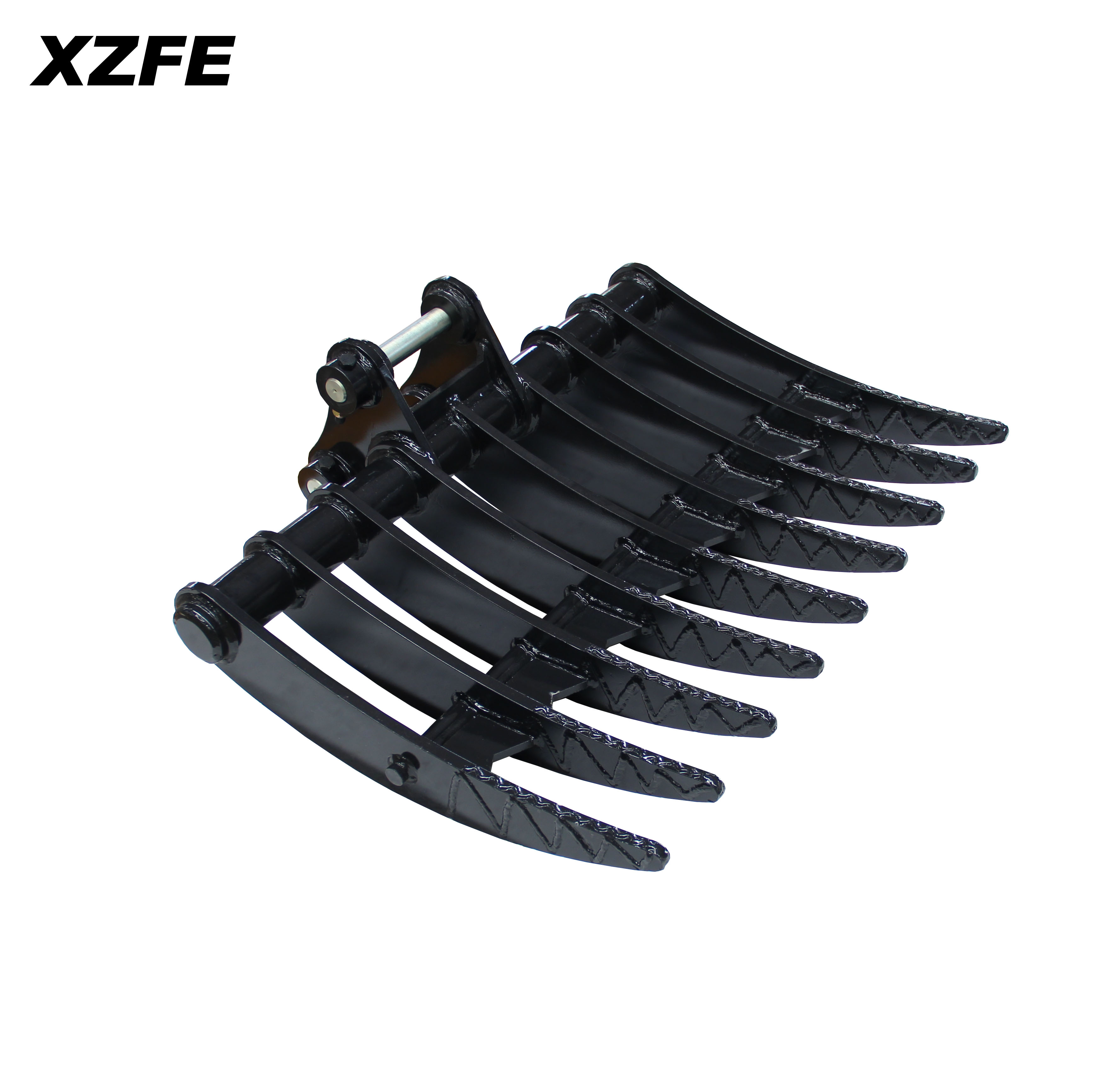 XZFE Width Heavy-duty Root Rake Bucket OEM/ODM Excavator Root Rake for JD Mini Digger