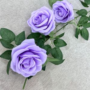 Guirnalda de Rosas Artificiales Queyiyi, Flores de Seda con Alambre de Ratán, Decoración para Bodas y Hogar, 10m de Largo, Estilo 1 - Product Image 4