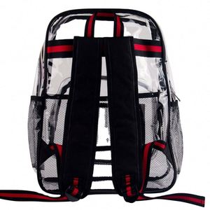 Wholesale Outdoor Waterproof Transparent PVC Clear <b>Backpack</b> School Bag Promotional Category - Product Image 5