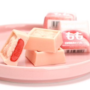 Geliqi Sandwich Chocolate Chip Galletas White Chip Cubes Candy White Peach Sabor Snacks - Product Image 1