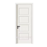 Derniers modèles de portes en bois modernes Personnalisation de portes en bois Prix bon marché Fabricant directement