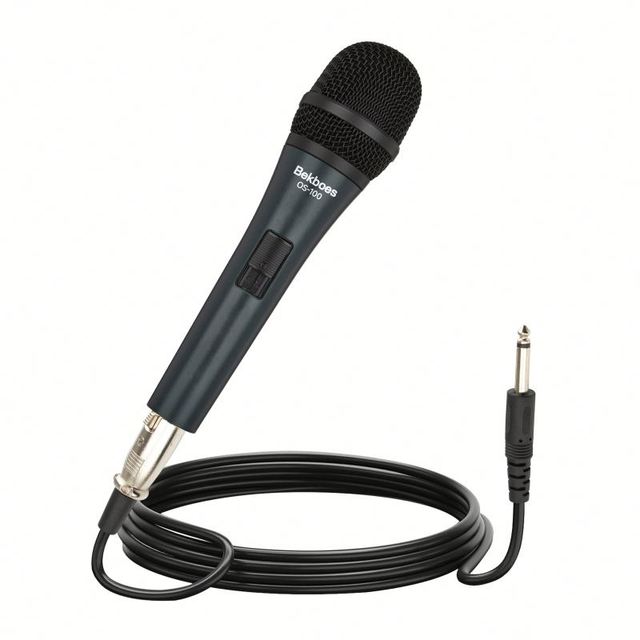 Bekboes OS-100 Wholesale Lowest Price Wired Dynamic Vocal Microphone for Stage Karaoke