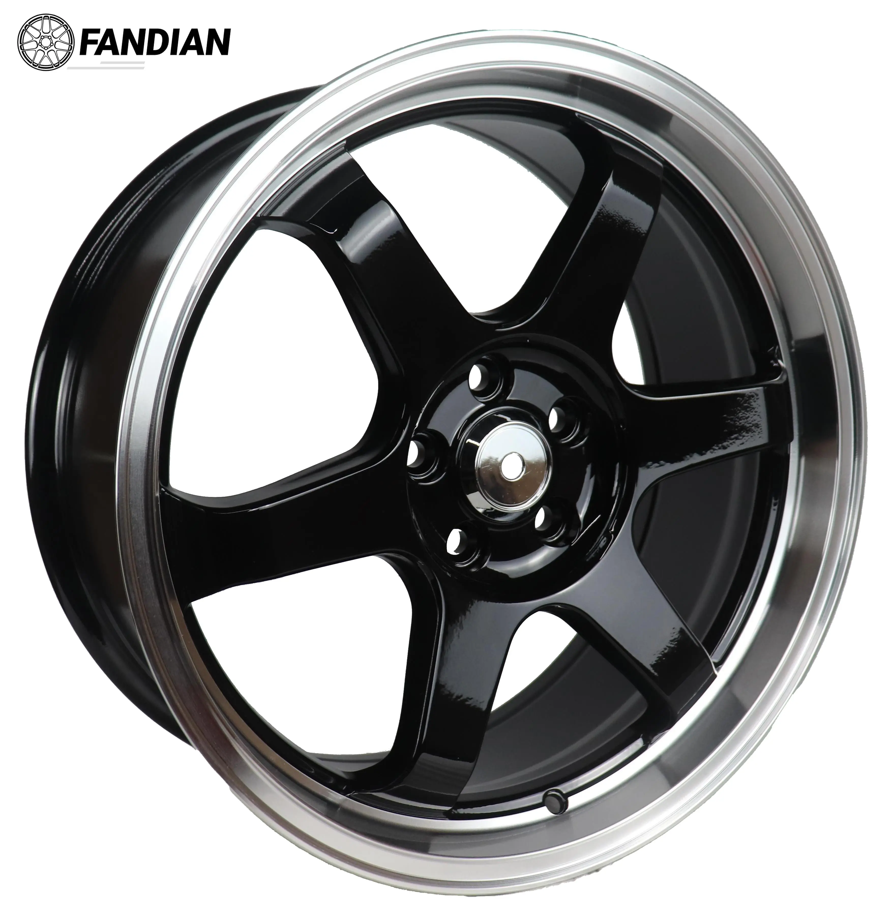 JT013 Factory wholesale TE37 5x100 pcd 5x114.3 17 inch Aluminum Alloy Wheels for car rim