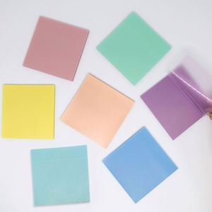Transparent Sticky Notes Shining 3*3inch School Supplies Colorful <b>Memo</b> <b>Pads</b> Stationery Self-Adhesive - Product Image 1