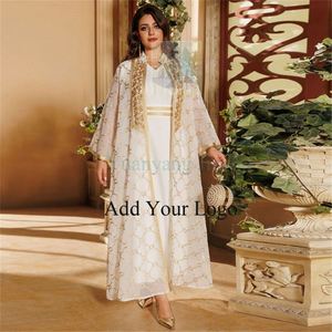 chinese dress ladies White Lace Kaftan Dress | Plus Size