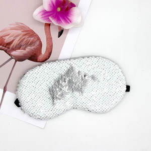 Antifaz para Dormir con Lentejuelas Brillantes, Divertido, Creativo, con Correa Ajustable, para Viajes y Fiestas - Product Image 3