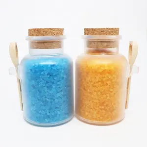 Oem Custom Private Relax Sleep Salt Bath Herbal Rose Floral Himalayan Bath Salts With Flowers